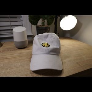 Aerie white smiley baseball cap
